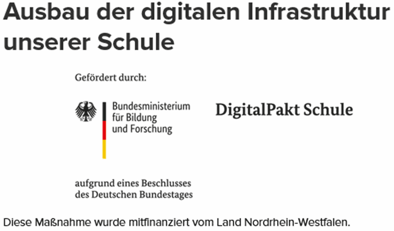 DigitalPakt Schule Logo mit Hintergrund