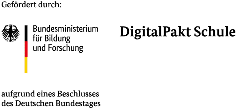 DigitalPakt Schule Logo mit Hintergrund